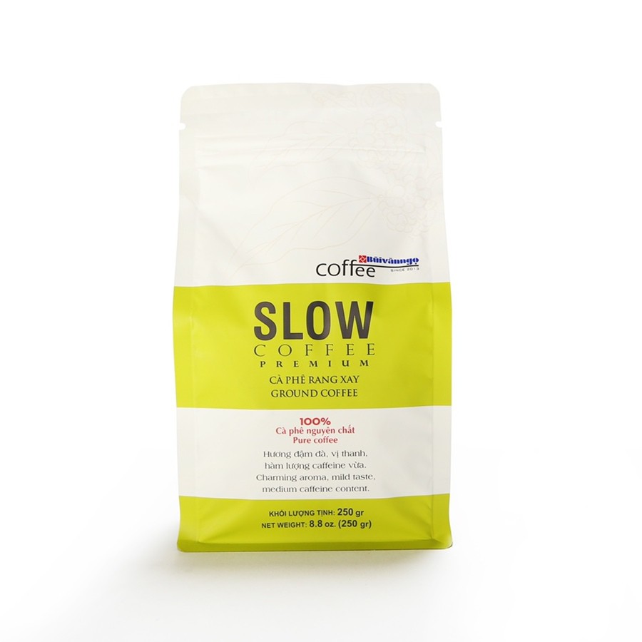 Cà phê rang xay SLOW 250gram Bùi Văn Ngọ Coffee (bao bì mới) | BigBuy360 - bigbuy360.vn