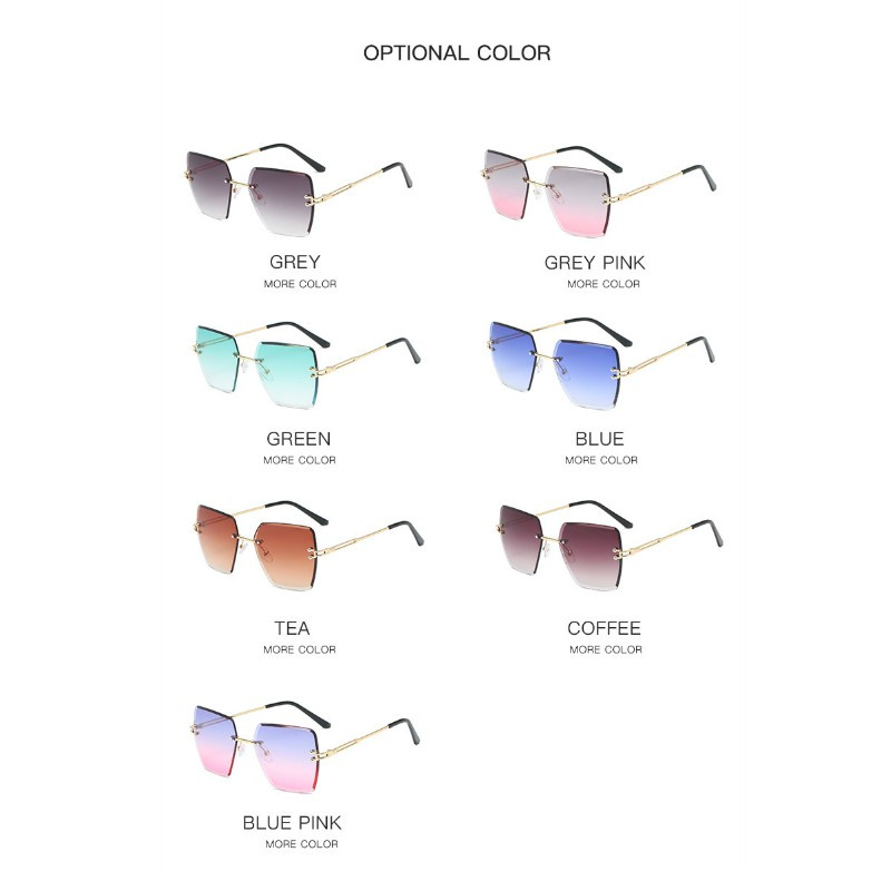 Kính Mát Thiết Kế Gọng Hình Đa Giác Màu Gradient Thời Thượng Cho Nữ gentle monster | BigBuy360 - bigbuy360.vn