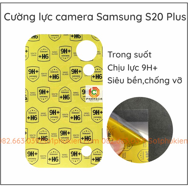 (mua 1 tặng 1) Dán Cường lực kính camera Samsung Galaxy S20 S20+ S20 ultra