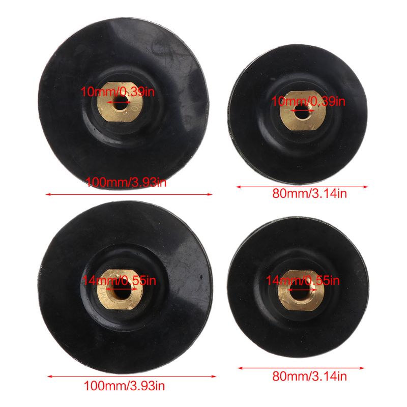 Đệm Cao Su Linh Hoạt 4 &quot;Và Đĩa Đệm Tròn Cho Máy Mài Hydrostone