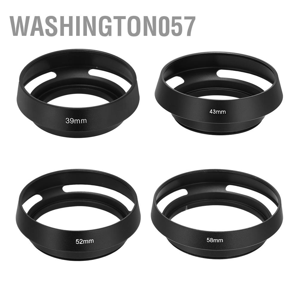 Có thể bán buôn Universal Aluminium Alloy Hollow Camera Lens Hood Sunshade Cover Protector Washington057 Hàng giao ngay