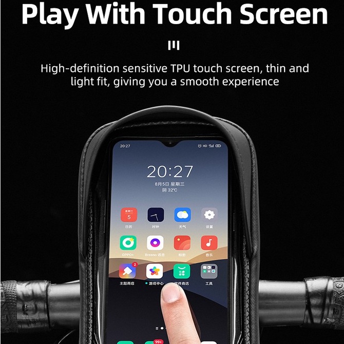 ROCKBROS Túi Đựng Điện Thoại 6.5 "Gắn Xe Đạp Tiện Dụng
