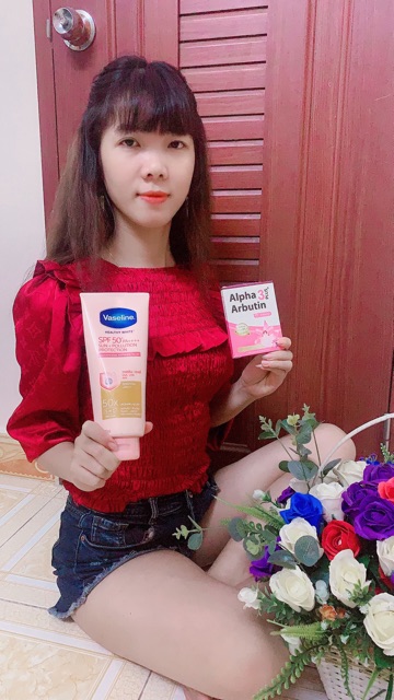 Dưỡng thể vaseline 50X Thái Lan chỉ số chống nắng SPF 50++ ,hàng có bill tại cửa hàng bên Thái