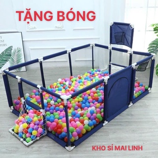[TẶNG 10 BÓNG ❤️]Quây bóng cho bé khung inox cao cấp loại 1 ( tặng 10 bóng )