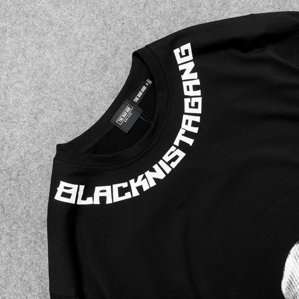[FREE SHIP]  Áo thun cotton BLACKNISTAGANG, áo T Shirt tay lỡ nam nữ unisex, MSW Town | BigBuy360 - bigbuy360.vn