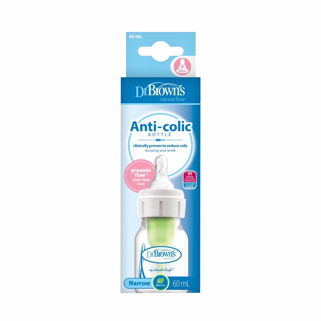 Bình sữa Y tế chuyên dụng cho trẻ Sinh non, bú yếu, hở hàm ếch Dr.Brown USA  20-240ml