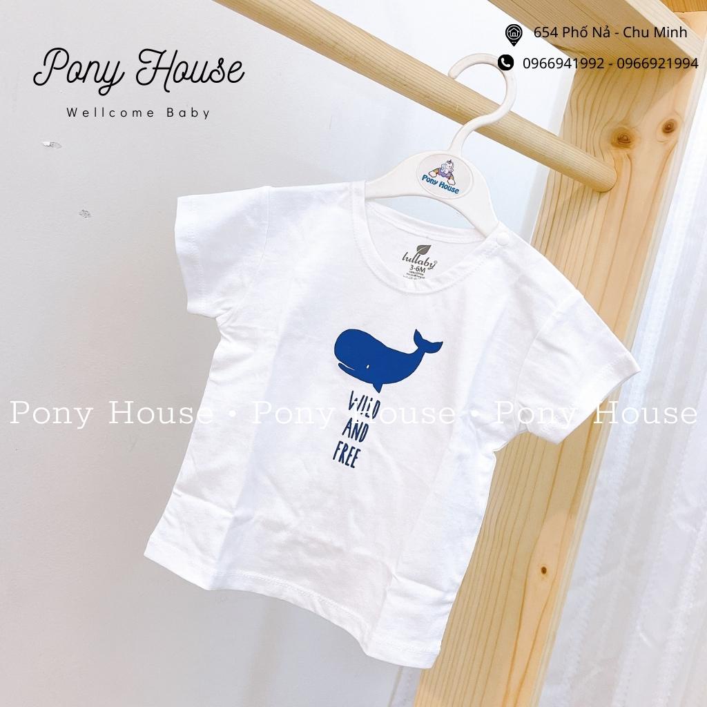 Bộ Cộc Tay Lullaby Chất Cotton Mềm, Mỏng Thoáng Cho Bé Trai Mùa Hè Size Từ 3-6M Đến 3-4Y