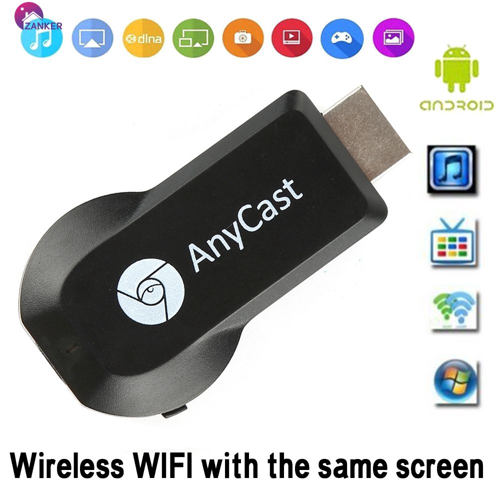 ANYCAST HDMI KHÔNG DÂY HỖ TRỢ 3G/4G Mới nhất 2021 Bộ nhận tín hiệu không dây AnyCast M4 Plus WiFi HD 1080P HDMI tiện dụng kèm phụ kiện BEST