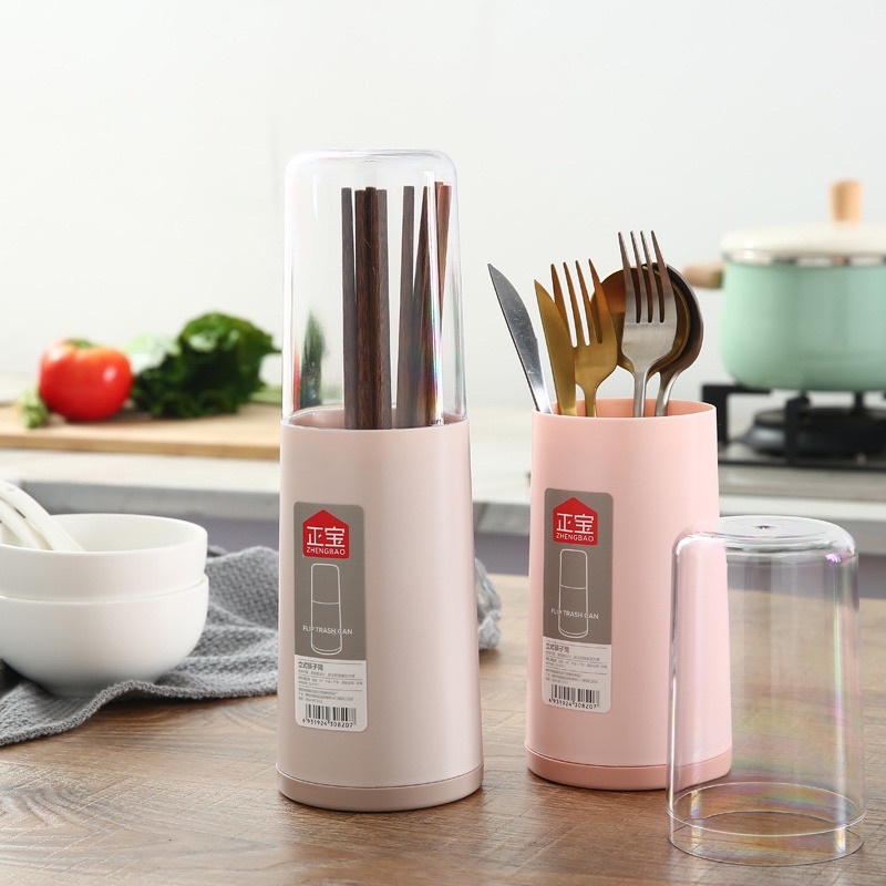 Ống cắm đũa có nắp Tube Chopstics