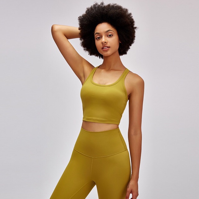 Áo tập thể thao Lululemon Align Cool Racerback có mút lót - Áo tập yoga Lulu không logo