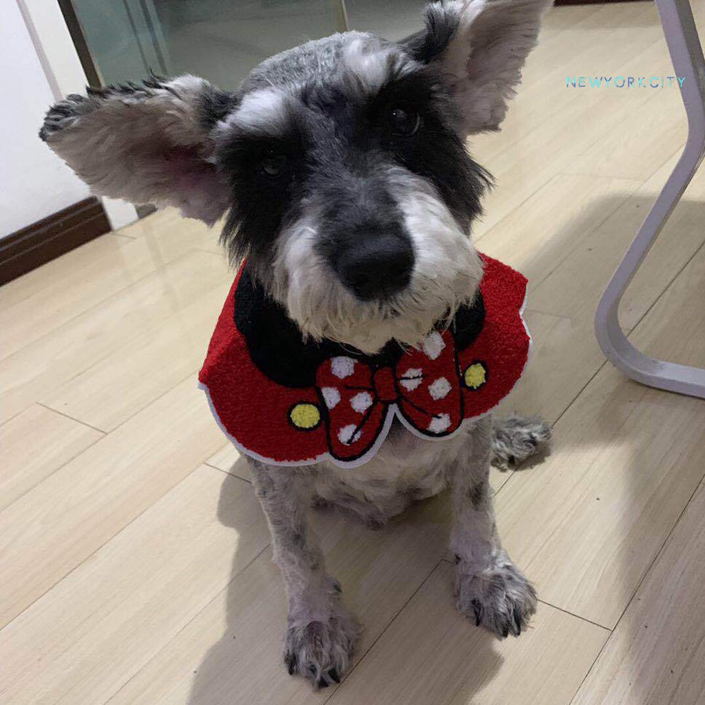 Khăn Choàng Cổ In Họa Tiết Hoạt Hình Dành Cho Thú Cưng