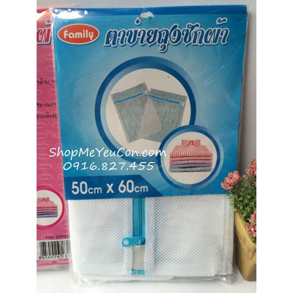 sỉ 10 Túi giặt quần áo lưới Thái Lan 50*60cm