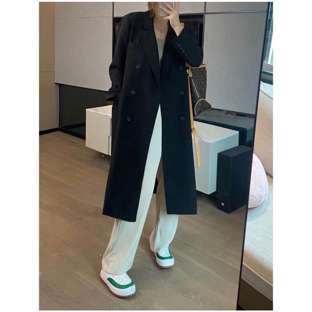 Áo khoác kaki cổ vest thời trang mùa thu cá tính cao cấp cho nữ
 | BigBuy360 - bigbuy360.vn