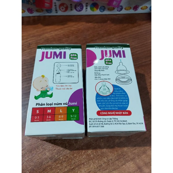 Bình sữa Jumi 60ml tặng van chống sặc
