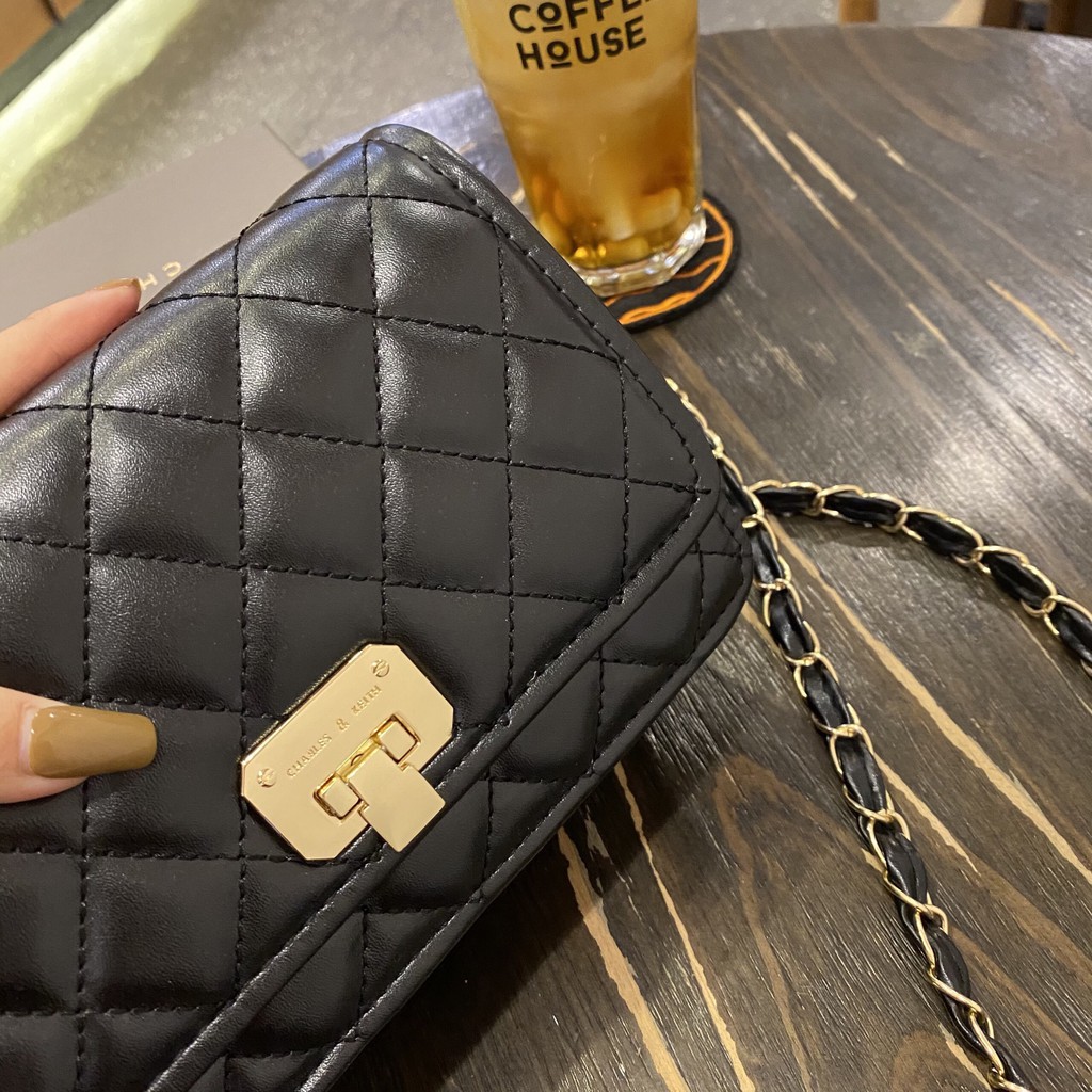 [Hottrend 2021] Túi Trần Trám Khóa Gập Size 22 💖 QUEEN BAG 💖 Túi xách nữ đeo chéo style Hàn Quốc chất liệu cao cấp