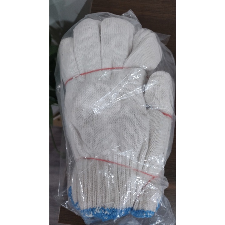 Combo 100 đôi găng tay sợi bảo hộ lao động loại kim 10