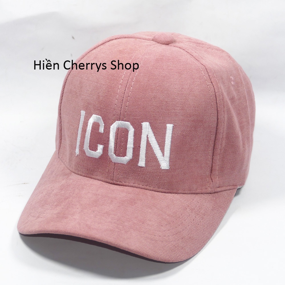 Nón kêt Nhung ICON Dày Mịn Thoáng Mát Phong Cách Nón Kết Nhung Hàn Quốc Nhiều Màu Hot Trend