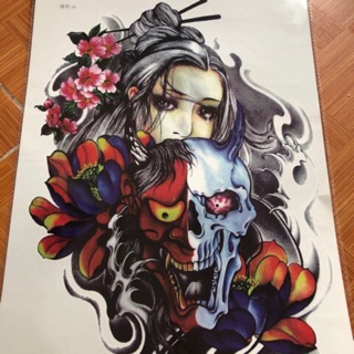 Full lưng hình xăm dán hàng chất lừ