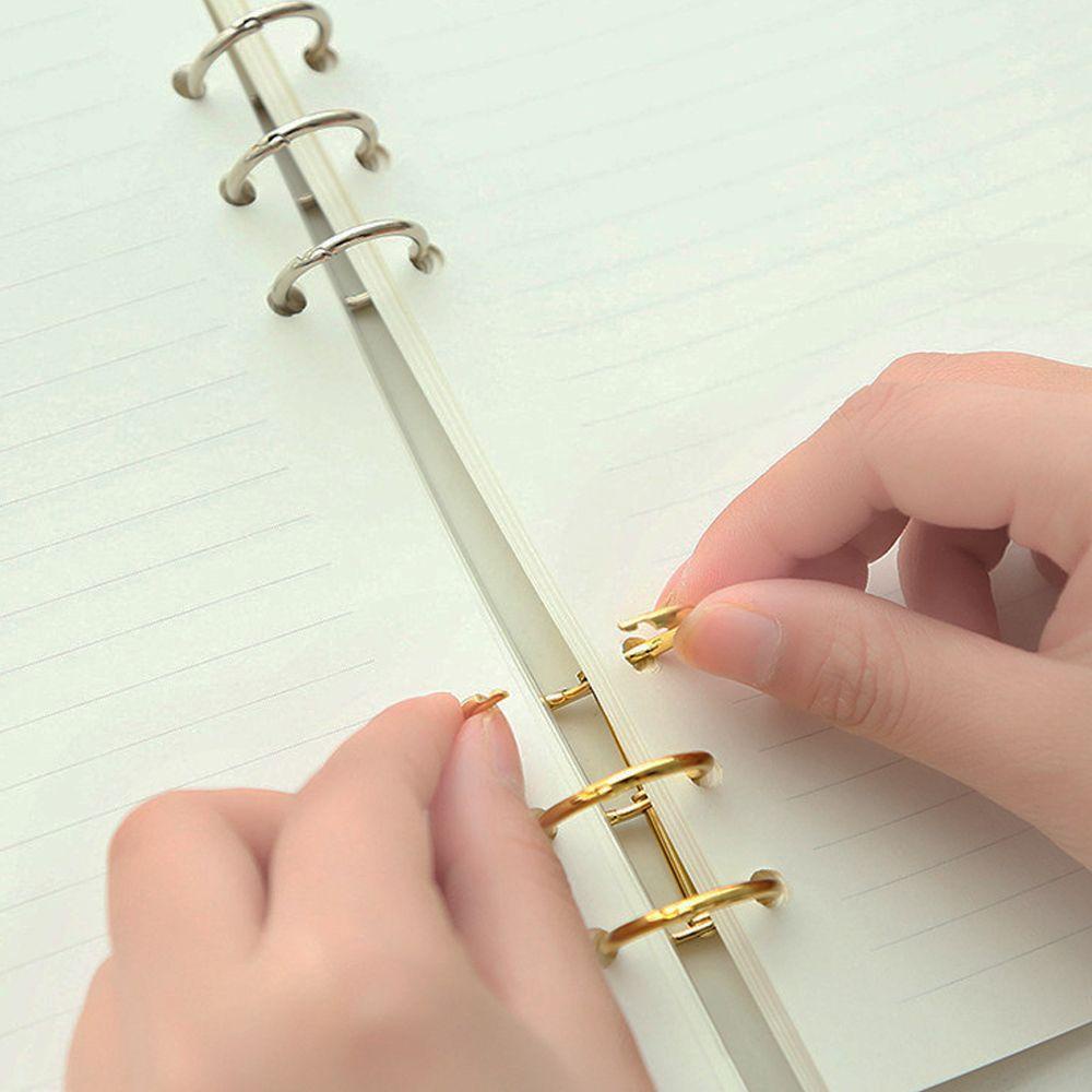 LEISURE Set 2 Bìa Đựng Tài Liệu Hình Chiếc Lá / Chiếc Nhẫn Xoắn Ốc Có Thể Nạp Đầy Lại