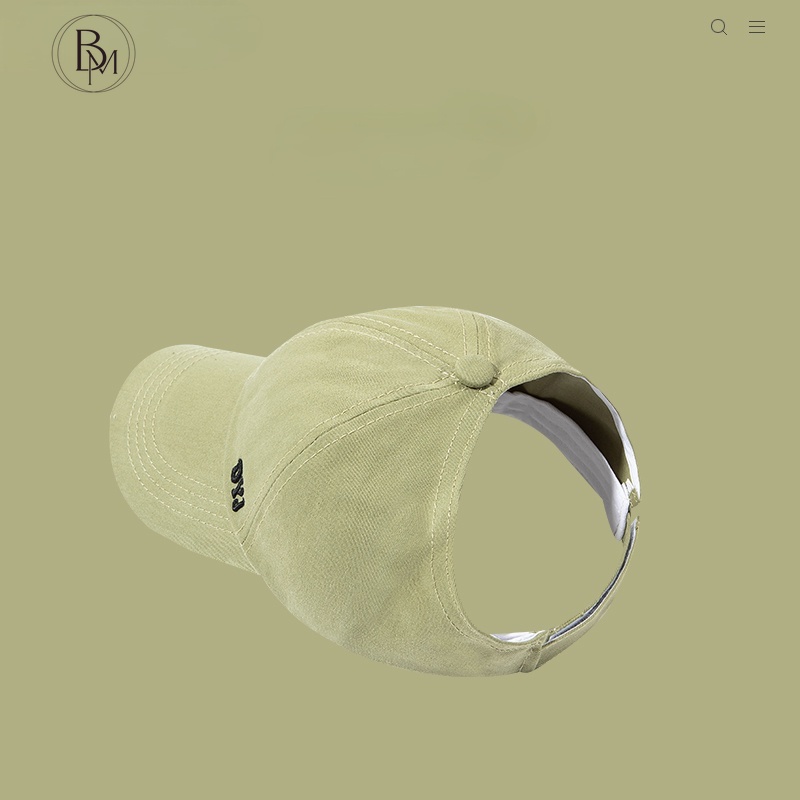 Mũ lưỡi trai BANMA thiết kế hở chóp thời trang cá tính cho nữ