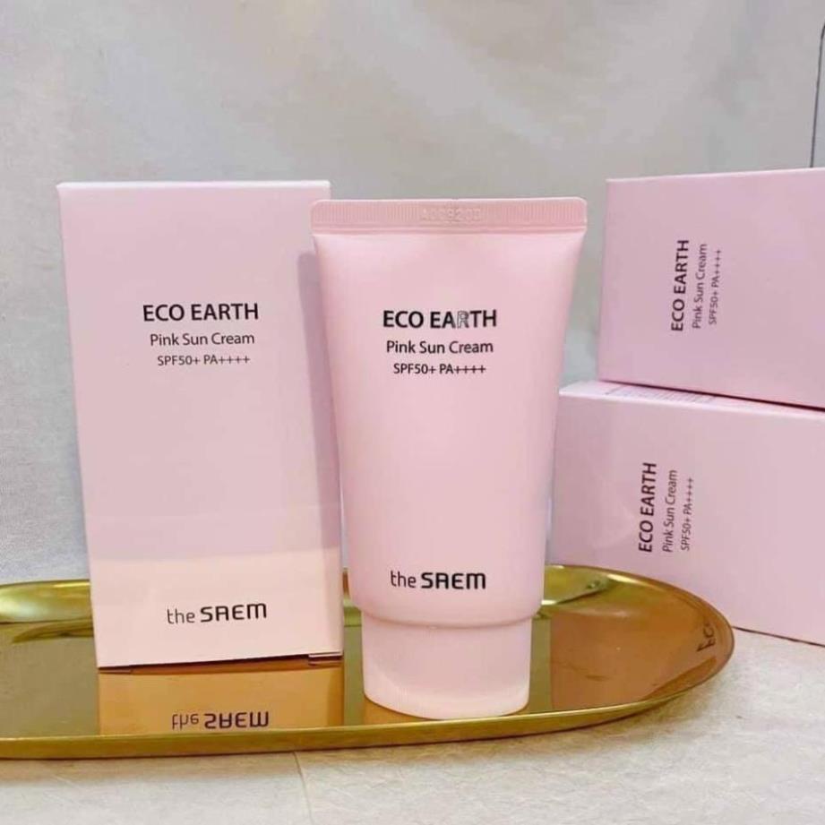 Kem Chống Nắng The Saem Kcn Eco Earth Power Sun Cream EX - Donna.cosmetics