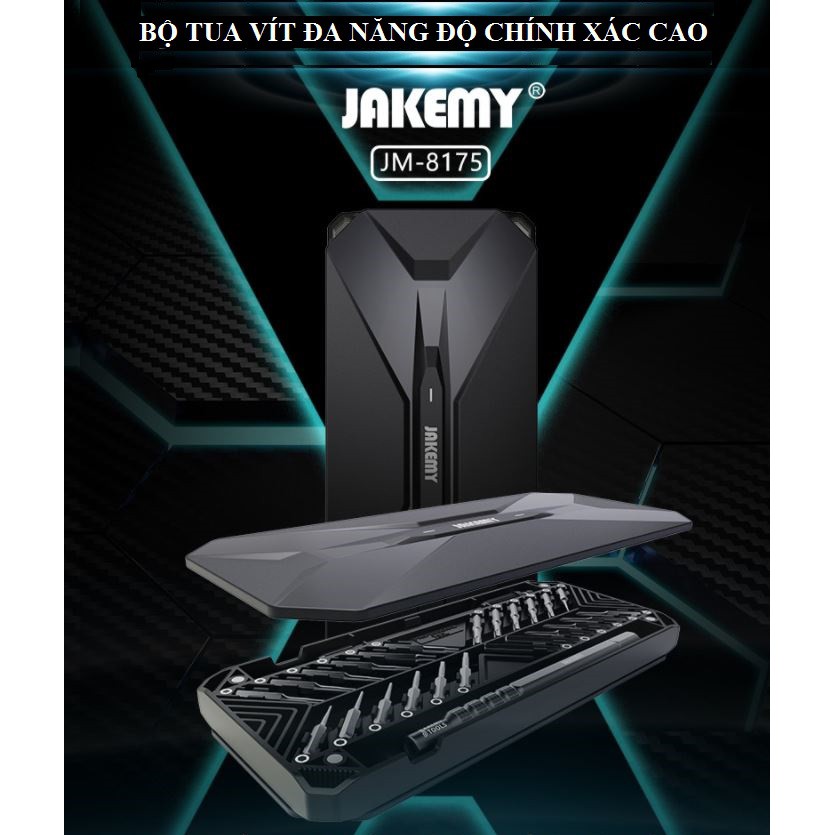 Bộ Tua Vít đa năng cao cấp Jakemy JM-8175 50 trong 1 sửa chữa điện thoại