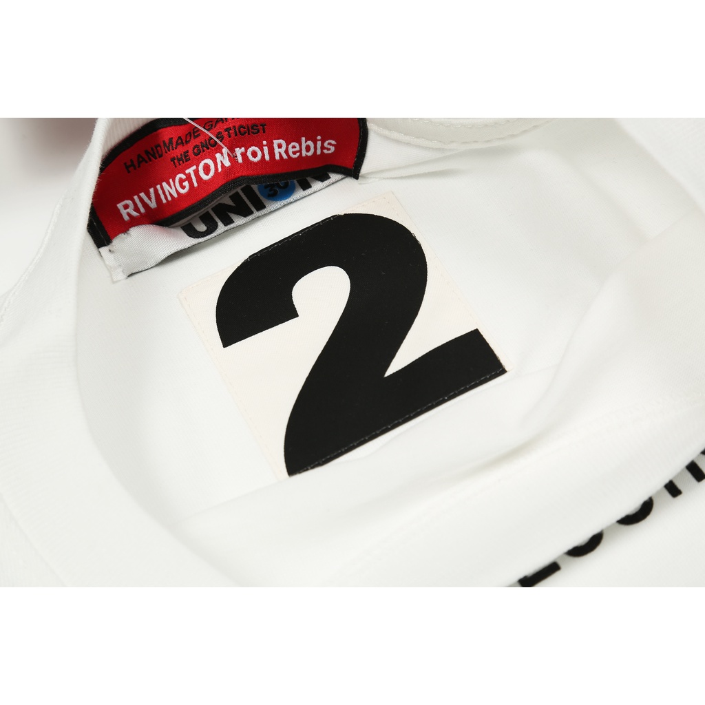 RRR123 Letter Print Vintage High Street Beauty Jerry Same Loose Casual Couple Short Sleeve T-Shirt