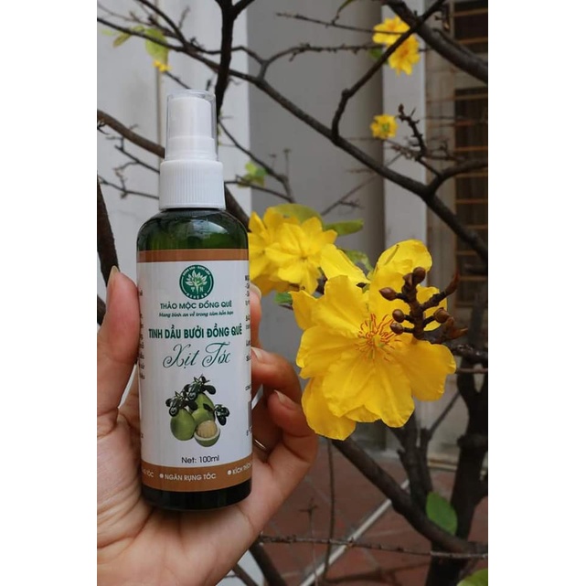 Tinh Dầu Bưởi Đồng quê Natural Giảm Rụng Tóc - Kích Thích Mọc Tóc - Làm Dài Tóc 150ml (handmade)