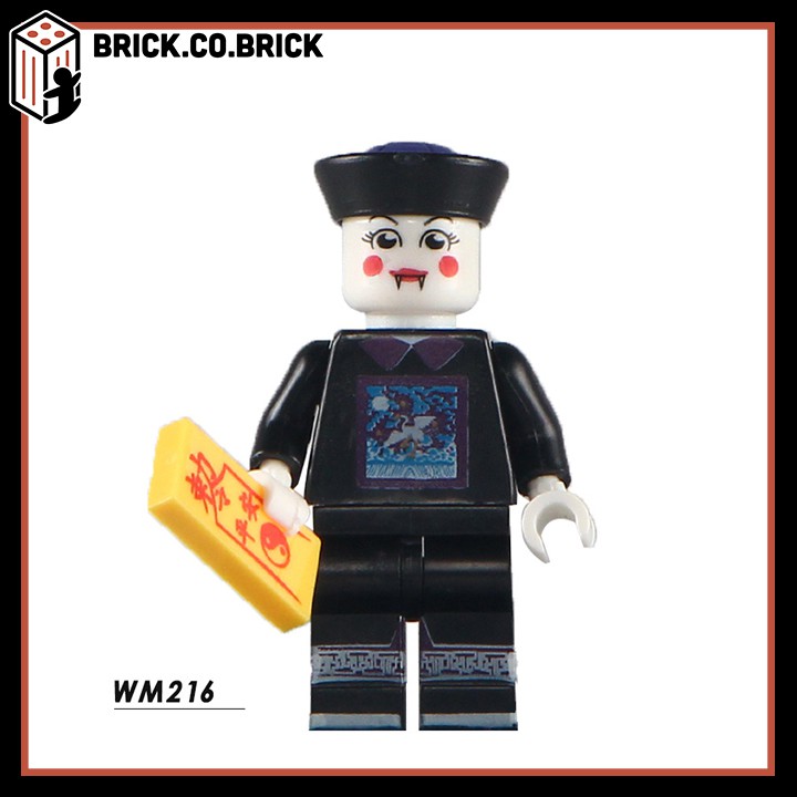 WM214 - WM216 Đồ chơi lắp ráp mô hình non lego và minifigures nhân vật cương thi zombie kinh dị halloweenen.