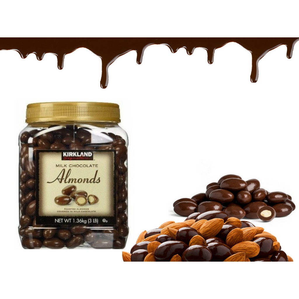 Chocolate Sữa Bọc Hạnh Nhân Kirkland 1.36kg