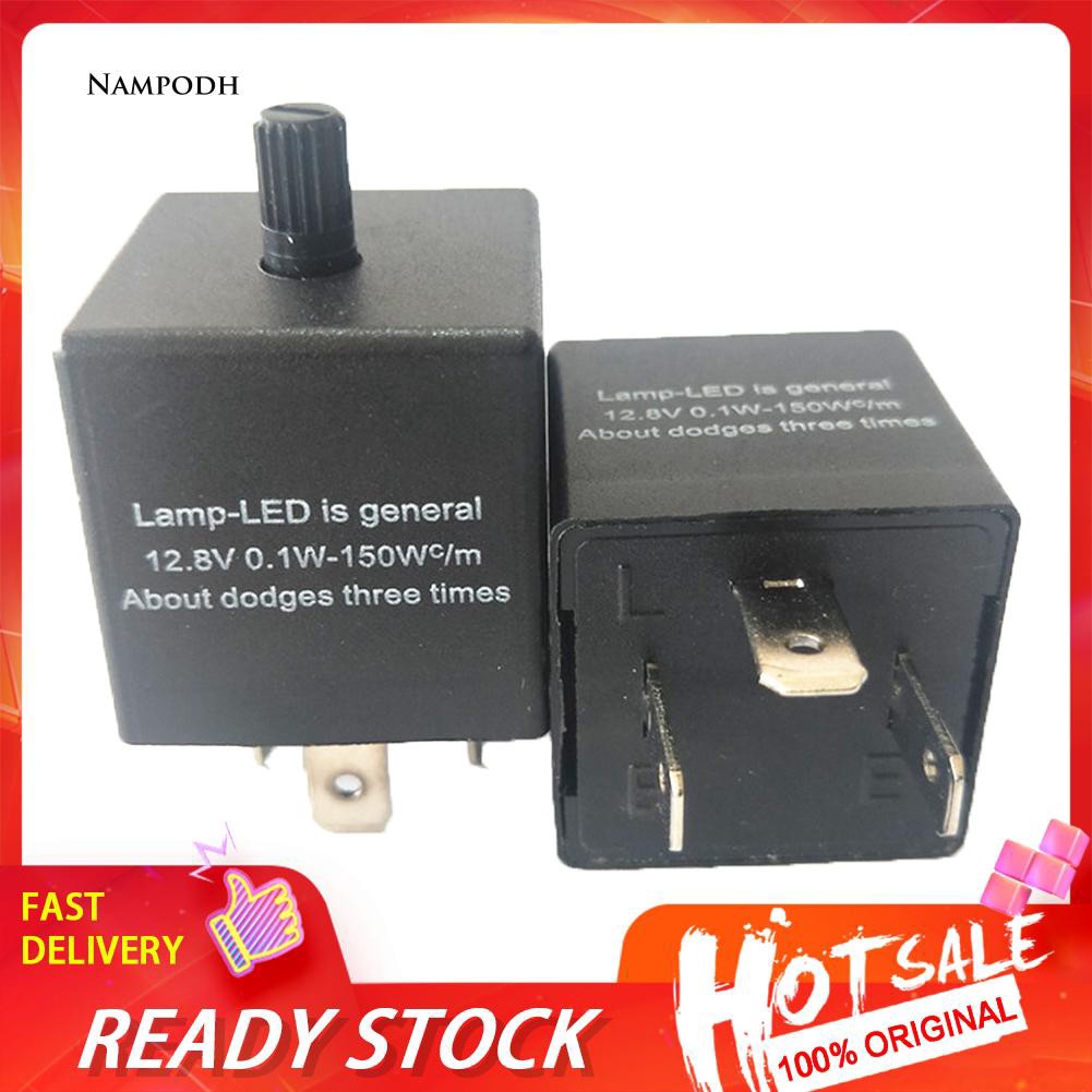 ✌NP CF13 KT JL-02 Adjustable Frequency Automotive Electronic 3 Pin LED Flasher Relay