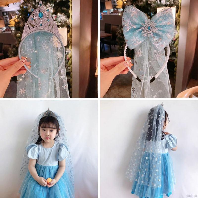 Cài Tóc Đính Nơ/ Vương Miện Xinh Xắn Cho Bé Gái