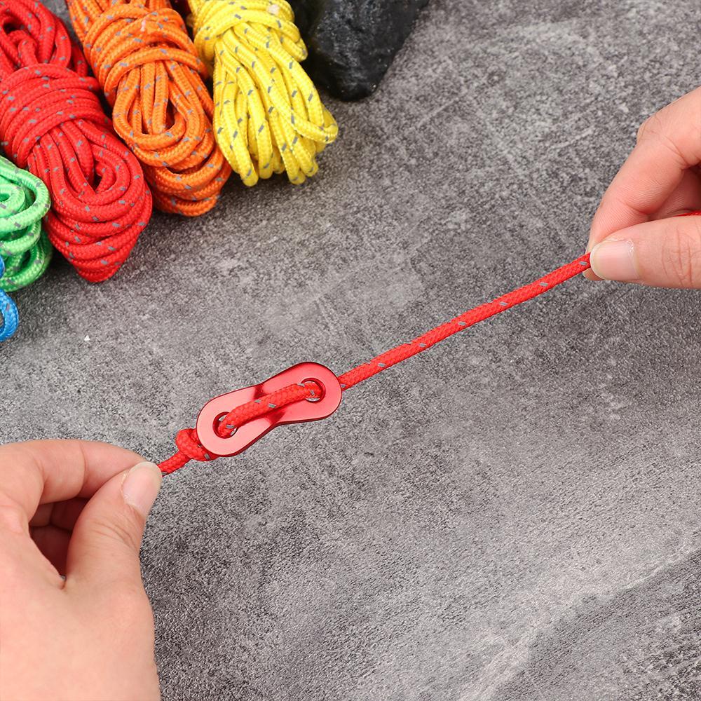 MUVAKO Dây Thừng Phản Quang Nhiều Màu Sắc 4mm 13ft Đa Dụng Cho Hoạt Động Ngoài Trời