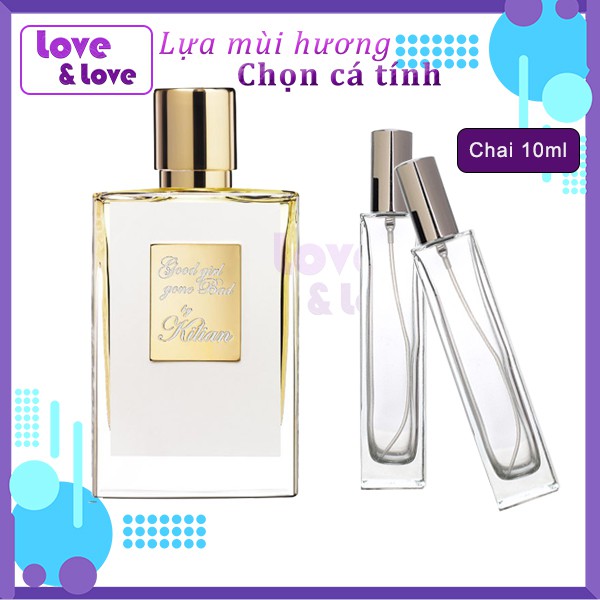 [⚡FREESHIP50k⚡️] Mẫu thử nước hoa nữ Kilian Good Girl Gone Bad (Rắn trắng) dung tích 5ml/10ml