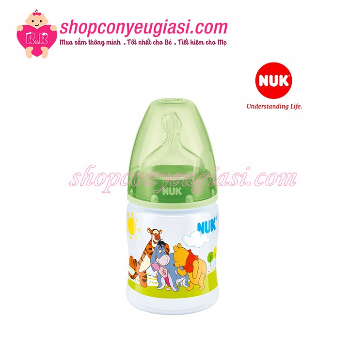 Bình Sữa Nuk Disney 150ml  - Made in Germany