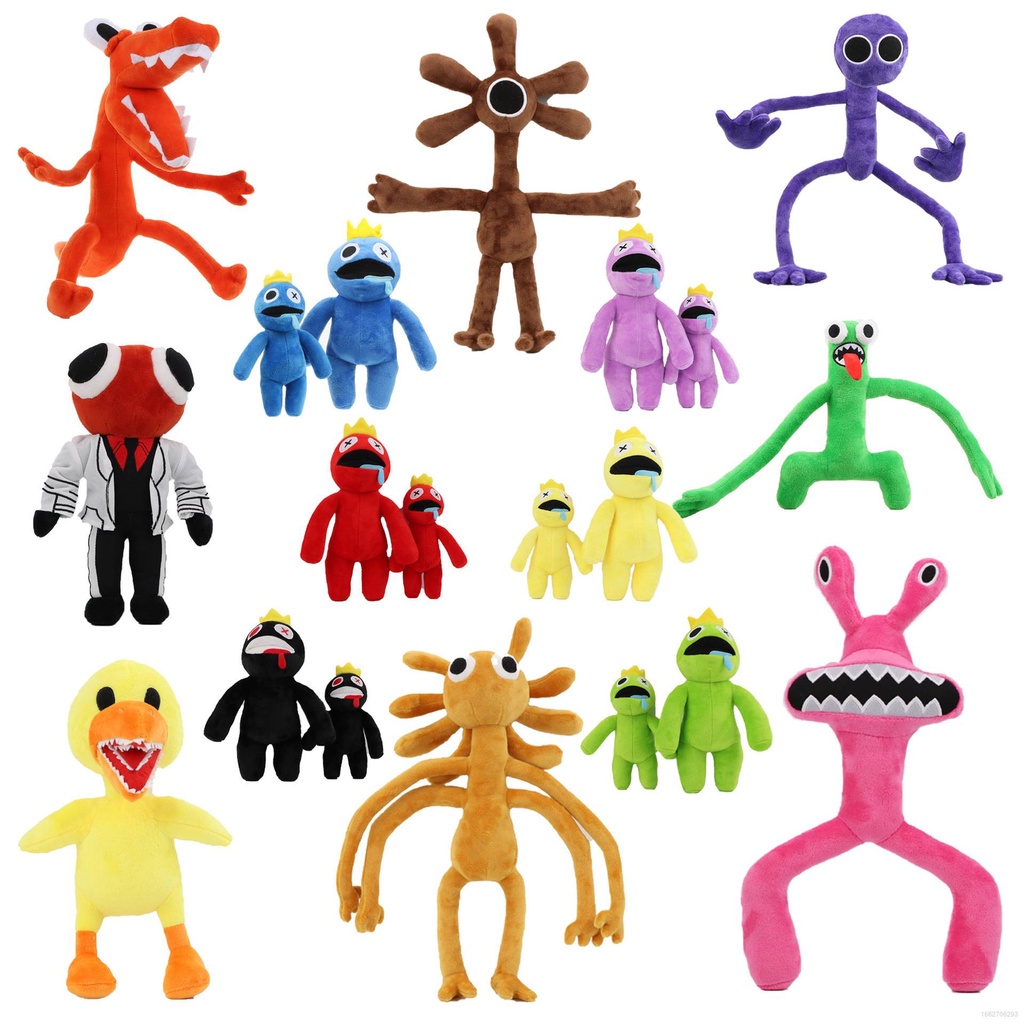 Roblox Rainbow Friends Thú Nhồi Bông Cầu Vồng Nhiều Màu Sắc Xanh Dương / Vàng / Cam / Tím / Xanh Lá