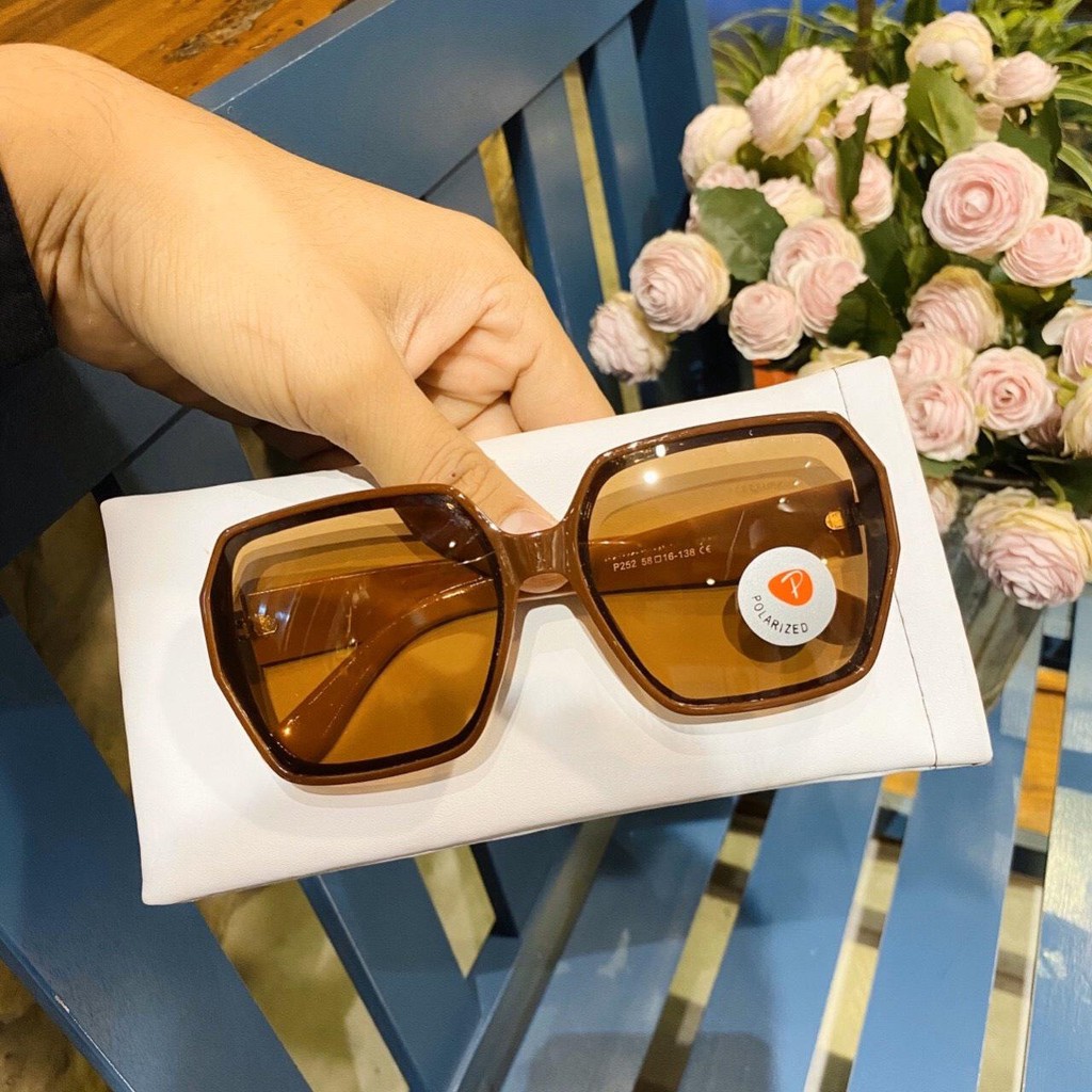 Kính mát nam nữ thời trang cao cấp JJYLS252 gọng kim loại dạng xích - Mắt kính nữ sang chảnh, độc đáo