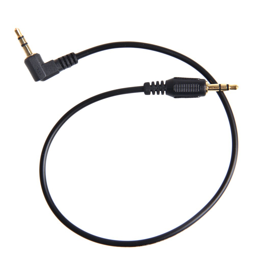 Cáp âm thanh ngắn 30CM đầu cong 90 độ 3.5mm sang đầu 3.5mm AUX