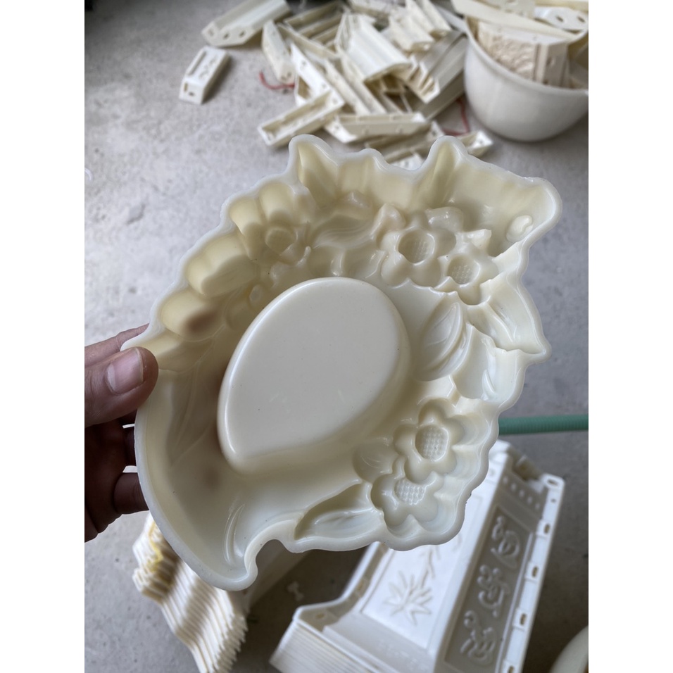 Khuôn đúc chậu cảnh Gạt Tàn mini, Dùng làm khuôn tiểu cảnh bonsai ngoài trời và trong nhà nhựa ABS mới 100%