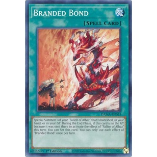 Thẻ bài Yugioh - TCG - Branded Bond / DAMA-EN055'