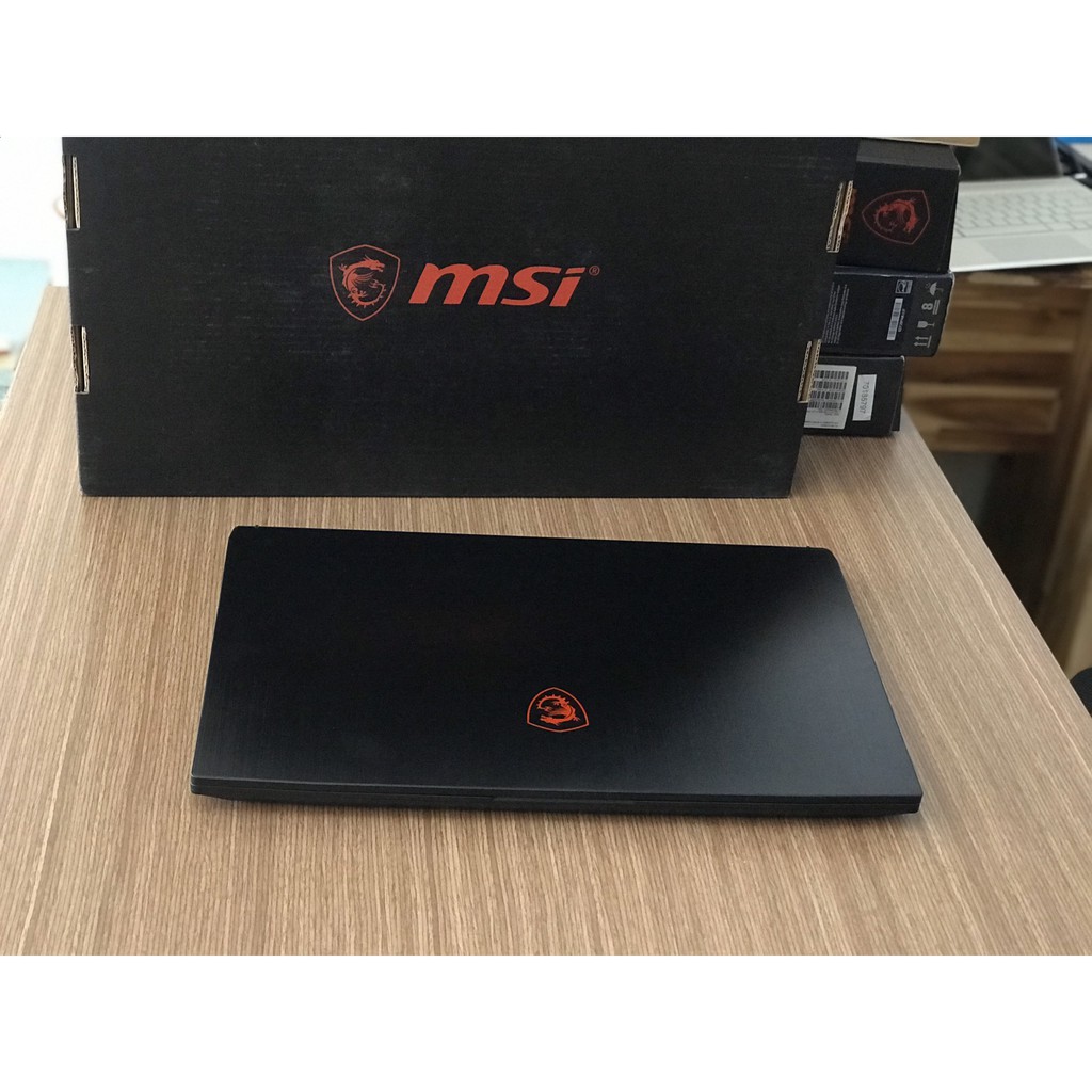 MSI GF75 Thin 9RCX (Core I5-9300H 8CPU, Ram 8GB, SSD NVMe 256GB, VGA GeForce GTX 1050Ti 4GB, MH 17.3" FullHD) Máy New