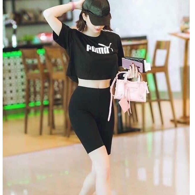 Quần Legging Ngắn - Biker Short có bigsize 80kg Missgirl