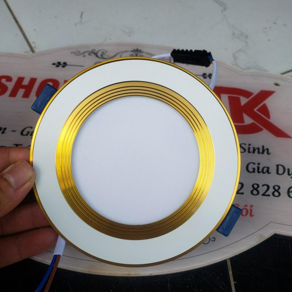 Đèn LED âm trần TLC Chống chói Đế Mỏng đổi màu 9W, 7W,   SHOWROM ĐĂNG KHUYÊN