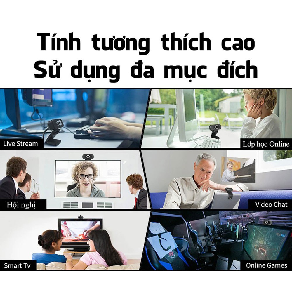 Webcam full HD 1080p Xiaomi IMILAB góc rộng 90 độ, tích hợp micro giảm ồn - Bảo hành 1 tháng - Shop Thế Giới Điện Máy | BigBuy360 - bigbuy360.vn