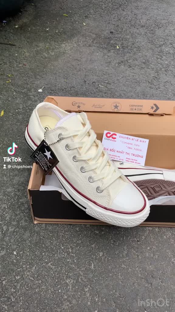 Giầy Converse 1970s Trắng, Đen R1:1 [ Full Box + Tag ] Cao Cấp - Snerker Converse Nam Nữ | BigBuy360 - bigbuy360.vn