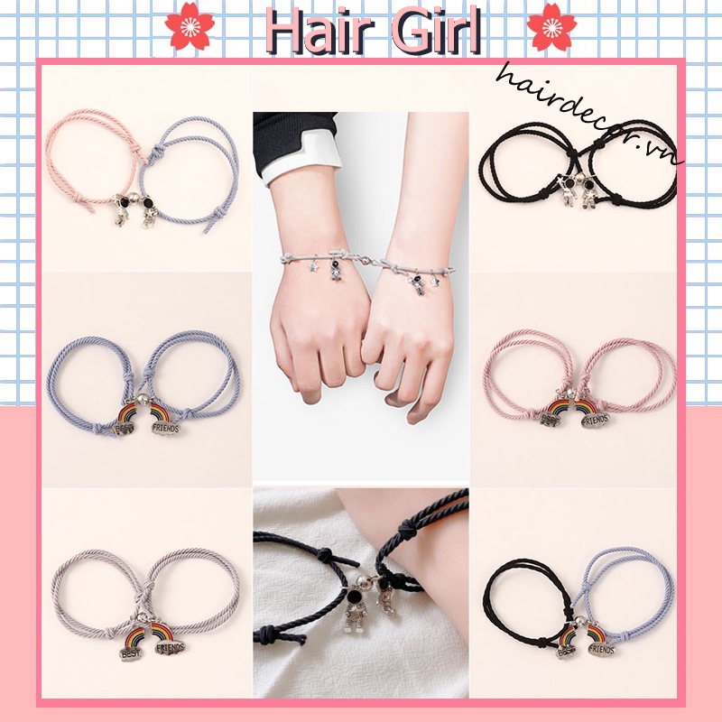 Bộ 2 Vòng Tay Nam Châm Phong Cách Hàn Quốc