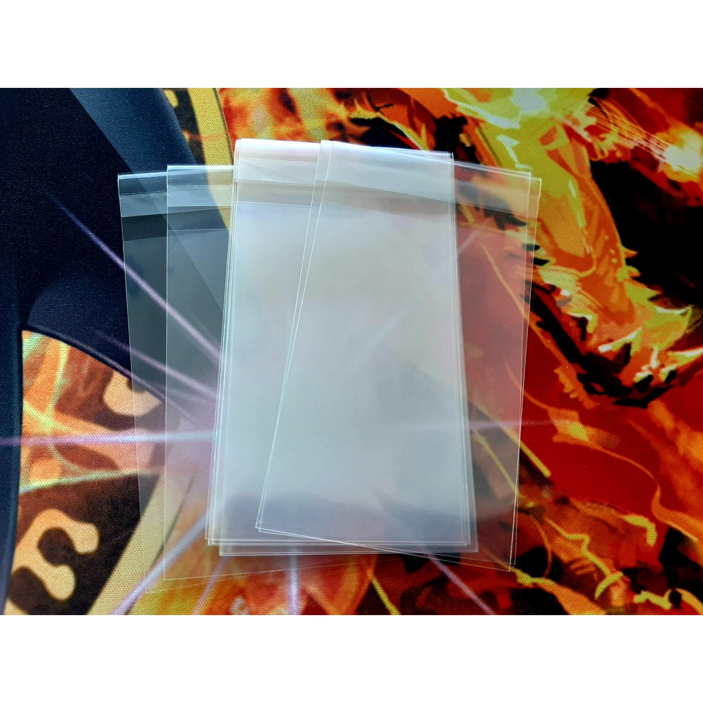 BỌC BÀI YUGIOH FIT CHỐNG BỤI,CHỐNG NƯỚC- 100 CÁI, KÍCH THƯỚC 6,1 x 8,8 cm