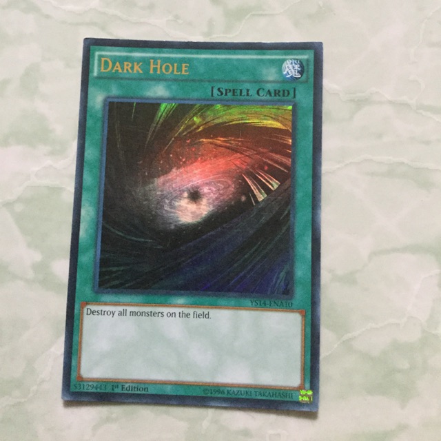 Dark hole.