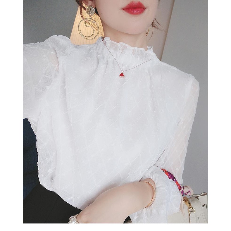 Áo Sơ Mi Nữ Dài Tay Phong Cách Hàn Quốc Mới
