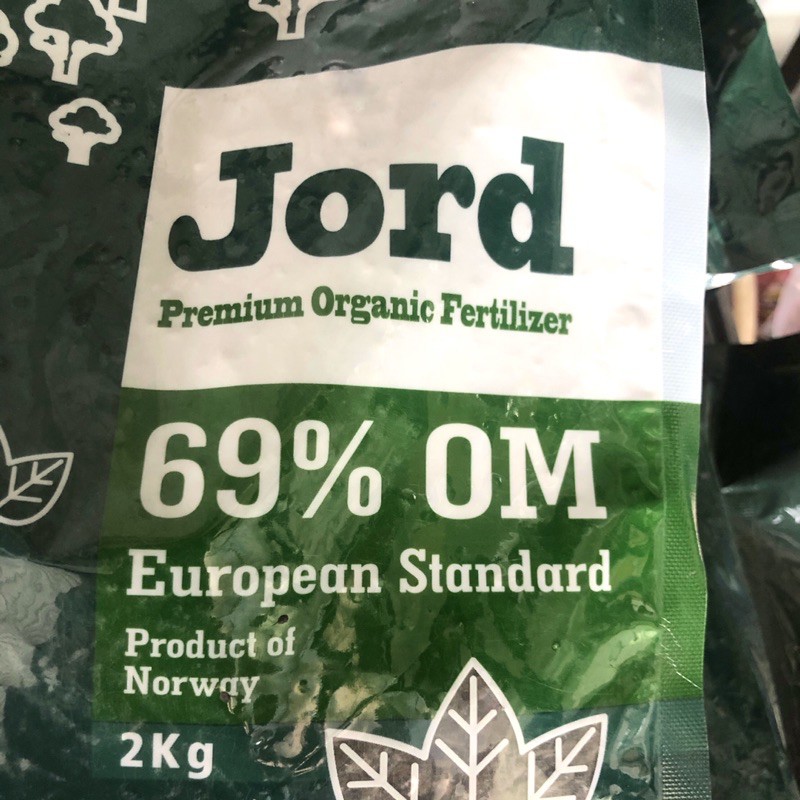 Phân Bón Hữu Cơ Sinh Học JORD Túi 2kg